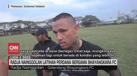VIDEO: Radja Nainggolan Latihan Perdana Bersama Bhayangkara FC
