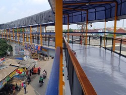 Skybridge Bojonggede Penghubung Stasiun dan Terminal Diresmikan Besok
