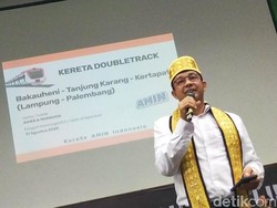 Anies Baswedan Janjikan Bangun Kereta Double Track di Lampung