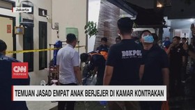VIDEO: Gempar Penemuan Empat Jasad Anak Berjejer di Kamar Kontrakan