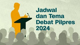 INFOGRAFIS: Tema dan Jadwal Lengkap Debat Pilpres 2024