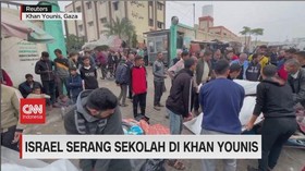 VIDEO: Israel Serang Sekolah di Khan Younis
