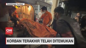 VIDEO: Korban Erupsi Marapi Terakhir Telah Ditemukan