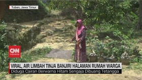 VIDEO: Viral, Air Limbah Tinja Banjiri Halaman Rumah Warga