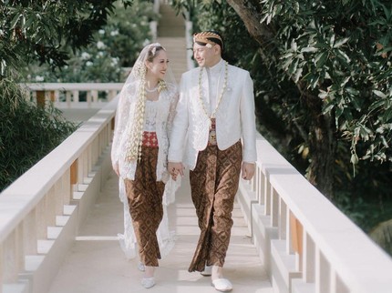 Cerita di Balik Busana Akad Nikah BCL & Tiko, Desainer Sempat Kaget Karena Ini
