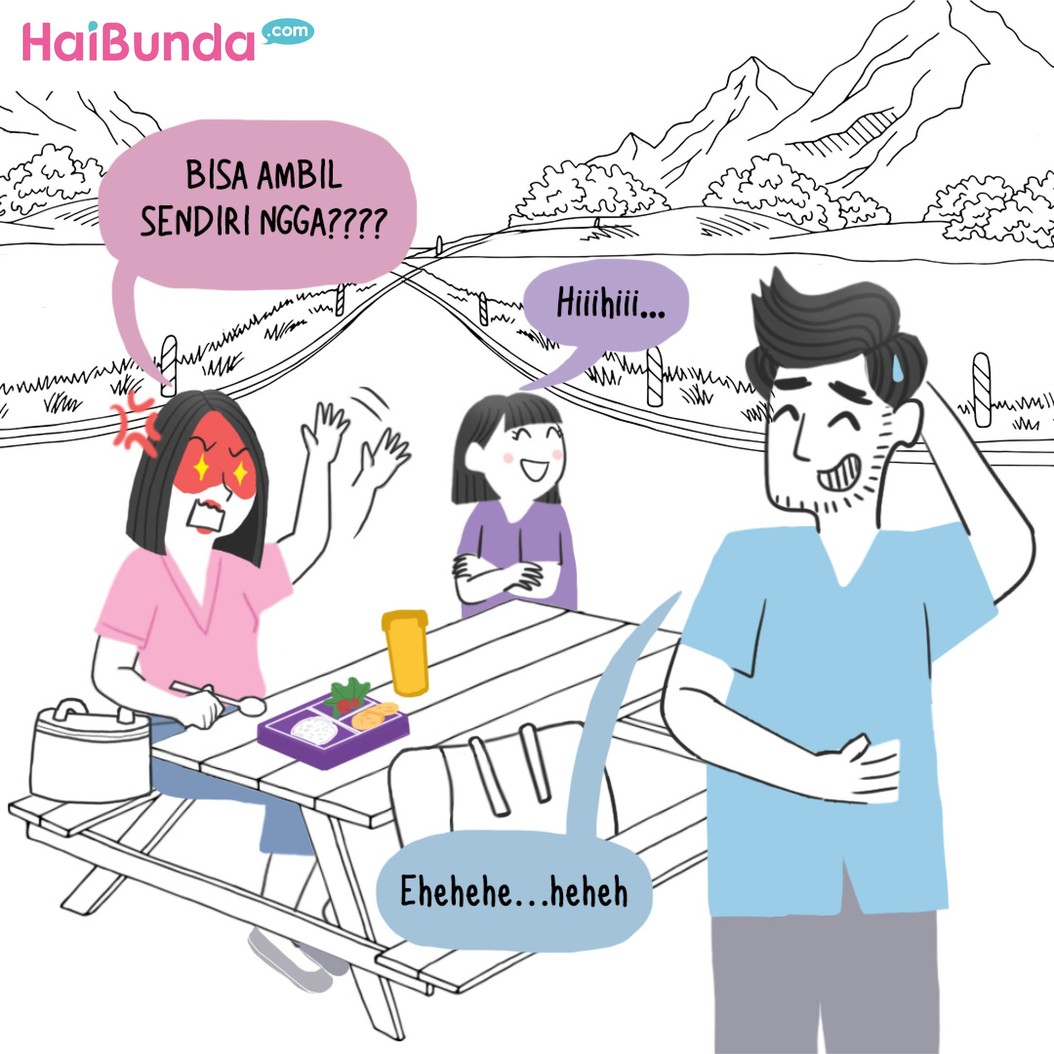 Komik HaiBunda Mana Ada Bunda Bisa  Liburan Nikmat?