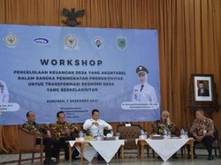 Akhir Tahun 2023, Penyerapan Dana Desa di Kebumen Capai 99,55 %