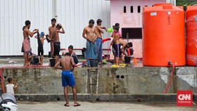 Penampakan Ratusan Pengungsi Rohingya Luntang-Lantung di Sabang Aceh