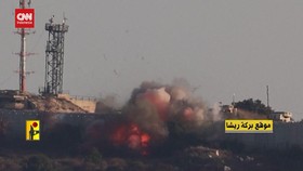 VIDEO: Pos Militer Israel di Perbatasan Lebanon Meledak