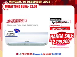 Cari AC? Besok Langsung ke Transmart Full Day Sale, Diskon Rp 1 Jutaan