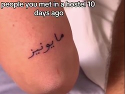 Turis Bikin Tato Bahasa Arab, eh Hasilnya Malah Bikin Ngakak