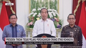 VIDEO: Presiden: Tindak Pelaku Perdagangan Orang Etnis Rohingya