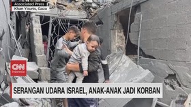 VIDEO: Serangan Udara Israel, Anak-Anak Jadi Korban