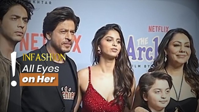 Gaya Elegan Putri Shah Rukh Khan, Suhana di Premiere 'The Archies'