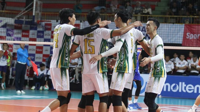 BIN Pasundan sukses menjadi juara Livoli Divisi Utama Putra 2023 usai mengalahkan Lavani secara dramatis pada grand final, Minggu (10/12).