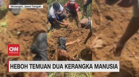 VIDEO: Heboh Temuan Dua Kerangka Manusia