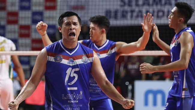 Lavani Allo Bank Electric berhasil mengalahkan Garuda Jaya pada pertandingan PLN Mobile Proliga 2024 di GOR Amongrogo, Yogyakarta, Kamis (25/4) sore.