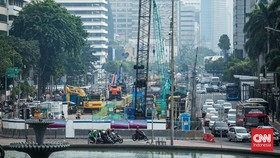 FOTO: Pembangunan MRT Fase 2 Bunderan HI-Ancol Sudah 22 Persen