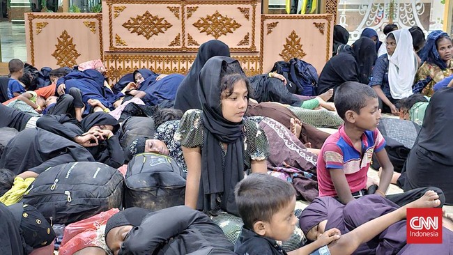 Jumlah pengungsi Rohingya yang mendarat ke Aceh sejak pertengahan November 2023 lalu mencapai 1.543 orang.
