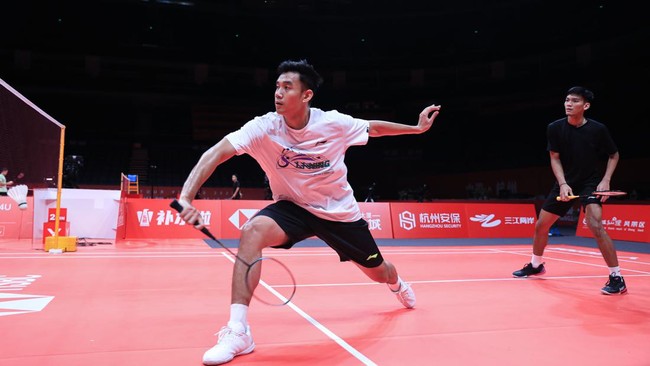 Fajar Alfian/Muhammad Rian Ardianto dan Muhammad Shohibul Fikri/Bagas Maulana berharap bisa lolos bersama dalam persaingan fase grup BWF World Tour Finals.