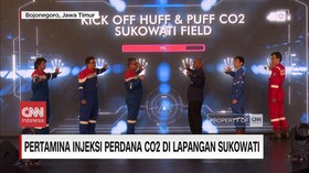 VIDEO: Pertamina Injeksi Pertama CO2 di Lapangan Sukowati