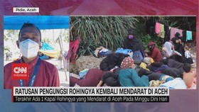 VIDEO: Ratusan Pengungsi Rohingya Kembali Mendarat di Aceh