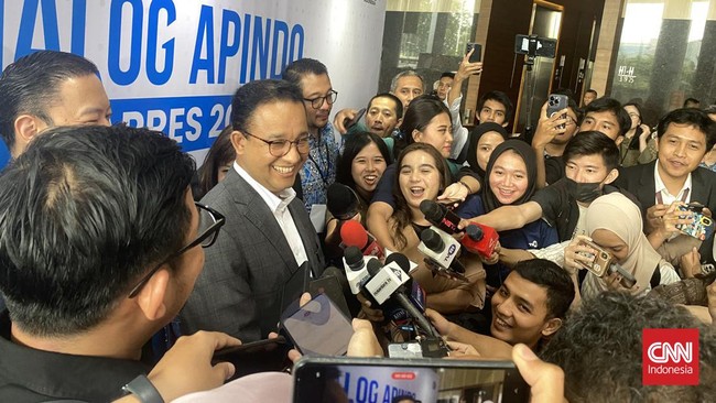 Anies Baswedan berkata kenaikan elektabilitas AMIN mencerminkan semakin banyak warga yang ingin gagasan perubahan terwujud.