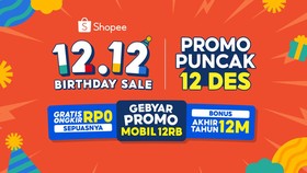 Shopee 12.12 Birthday Sale Hadirkan Flash Sale Mobil Rp12 Ribu