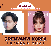 5 Penyanyi Korea Terkaya 2023, Ada V BTS dan Lisa BLACKPINK