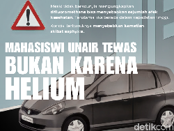 Infografis: Mahasiswi Unair Tewas Bukan karena Helium