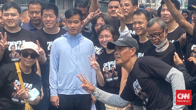 Gibran mengimbau para pendukungnya tak terpancing kompetitor, dan fokus untuk pemenangan di Pilpres 2024 saja.