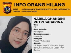 Nabila Mahasiswi UII Lost Contact dengan Orang Tua Sejak Sabtu Sore