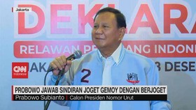 VIDEO: Prabowo Jawab Sindiran Joget Gemoy dengan Berjoget