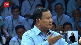 VIDEO: Prabowo Keluarkan Jurus Silat Saat Debat