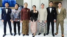 FOTO: Gala Dinner World Tour Finals, Bintang RI Berbalut Pakaian Adat