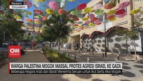 VIDEO: Warga Palestina Mogok Massal Protes Agresi Israel ke Gaza