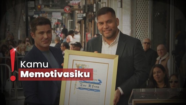 Zac Efron Terima Hollywood Walk of Fame, Sebut Matthew Perry Sebagai Mentor