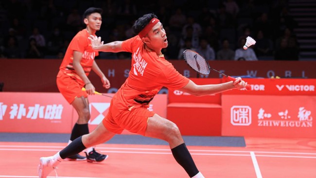 Bagas Maulana/Muhammad Shohibul Fikri mengungkapkan kunci mengalahkan pasangan nomor satu dunia Satwiksairaj Rankireddy/Chirag Shetty di All England 2024.