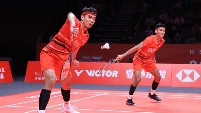 Bagas Maulana/Muhammad Shohibul Fikri tersingkir dari India Open 2024 usai kalah dari Kim Astrup/Anders Skaarup Rasmussen, Rabu (17/1).
