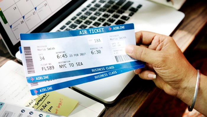 Ilustrasi boarding pass