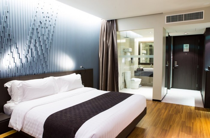 Ilustrasi kamar hotel