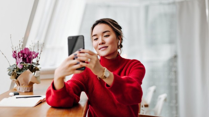 Ilustrasi selfie Ilustrasi selfie