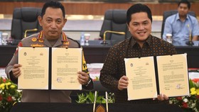 Polri-PSSI Teken MoU Penguatan Pemberantasan Mafia Bola