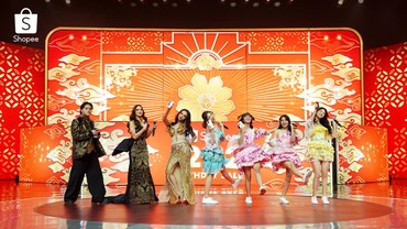 Keseruan TV Show Shopee 12.12 Birthday Sale yang Dimeriahkan Rizky Febian hingga JKT48