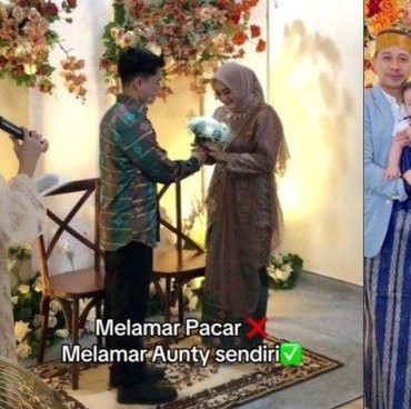 Bukan Pacar, Pria Ini Disorot karena Lamar Tante Sendiri
