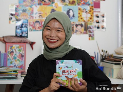 Kisah Bunda Vieriel, Ilustrator Buku Anak yang Sudah Hasilkan Puluhan Karya