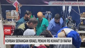 VIDEO: Korban Serangan Israel Penuhi RS Kuwait di Rafah