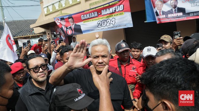 Ganjar Pranowo merespons sindiran Ketua Umum PSI Kaesang Pangarep yang mengaku bingung dengan pemaparan visi-misi Ganjar saat debat capres.