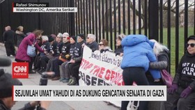 VIDEO: Sejumlah Umat Yahudi di AS Dukung Gencatan Senjata di Gaza