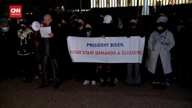 VIDEO: Staf Gedung Putih Demo, Desak Biden Setop Agresi Israel